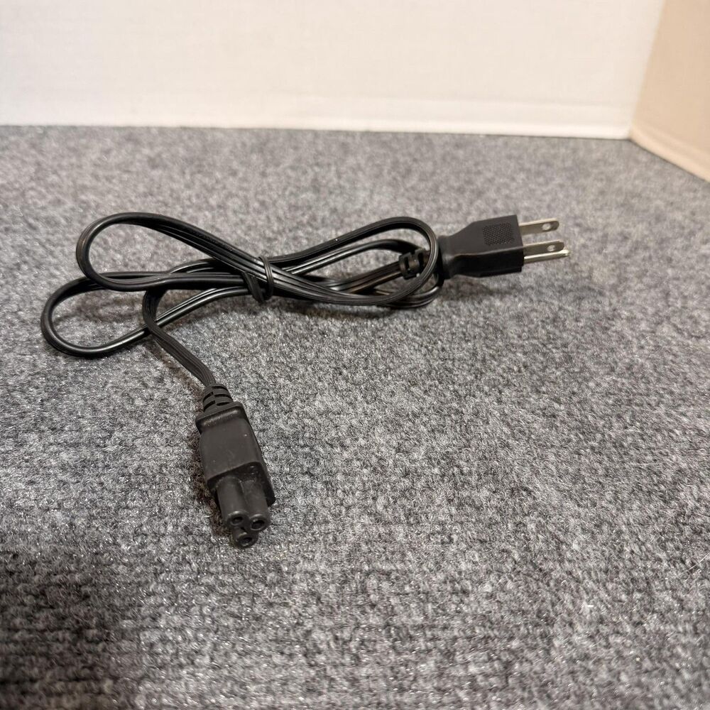 LINETEK LS-15 AC Power Cable 125V 7A Black 2-Prong To 3-Pin Cord Replacement